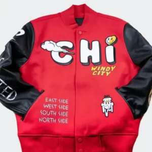 CHI Windy City Red Varsity Jacket
