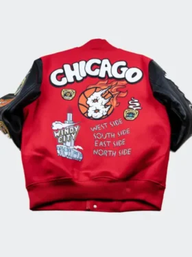 CHI Windy City Red Varsity Jacket For Sale
