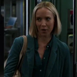 Chicago Med S08 Hannah Asher Corduroy Green Blazer sale