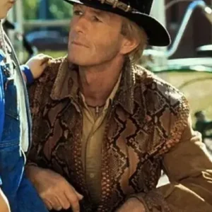 Crocodile Dundee Paul Hogan Leather Jacket