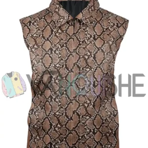 Crocodile Dundee Paul Hogan Leather Jacket front