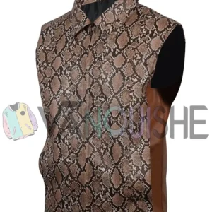 Crocodile Dundee Paul Hogan Leather Jacket left