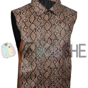 Crocodile Dundee Paul Hogan Leather Jacket right