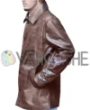 Dean Winchester Supernatural Brown Leather Jacket left