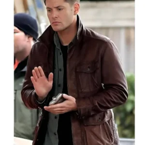 Dean Winchester Supernatural S07 Brown Distressed Jacket