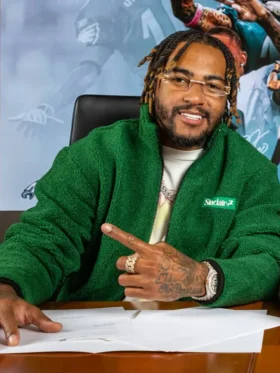 Desean Jackson Green Track Jacket On Sale