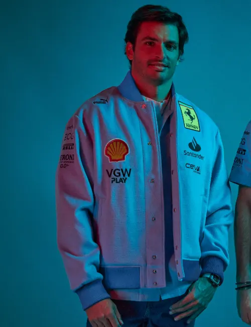 Ferrari Blue Miami Grand Prix jacket