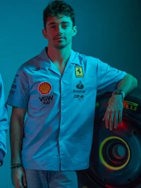 Ferrari Racing Blue Miami Grand Prix Shirt