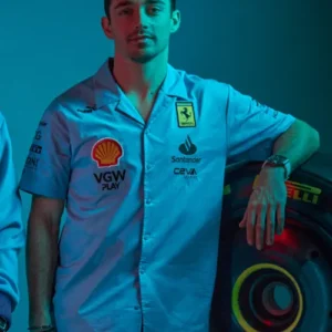 Ferrari Racing Blue Miami Grand Prix Shirt