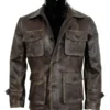 Get Dean Winchester Supernatural S07 Brown Distressed Jacket
