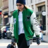 Gigi Hadid Carhartt Varsity Jacket