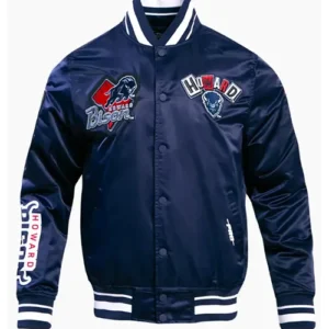 Howard University Homecoming Rib Satin Jacket