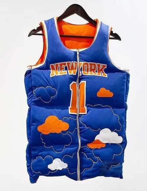 Jalen Brunson New York Knicks Puffer Vest sale