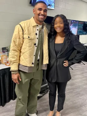 Jalen Hurts NCAA Final Four 2024 Qulited Jacket