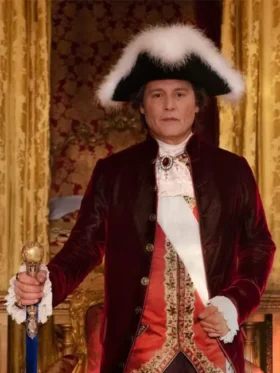 Jeanne du Barry Johnny Depp Louis XV Red Velvet Coat