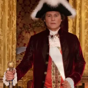 Jeanne du Barry Johnny Depp Louis XV Red Velvet Coat
