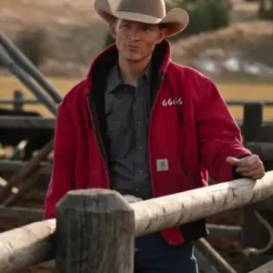 Jefferson White Yellowstone S04 Red Jacket