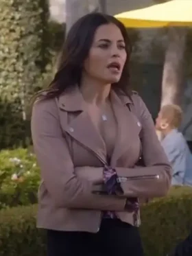 Jenna Dewan The Rookie Pink Leather Jacket