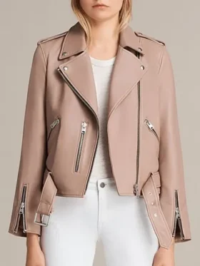 Jenna Dewan The Rookie S05 Pink Leather Jacket