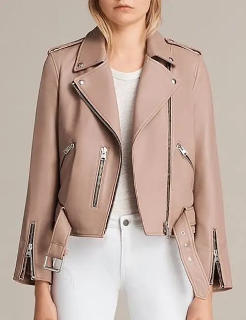 Jenna Dewan The Rookie S05 Pink Leather Jacket