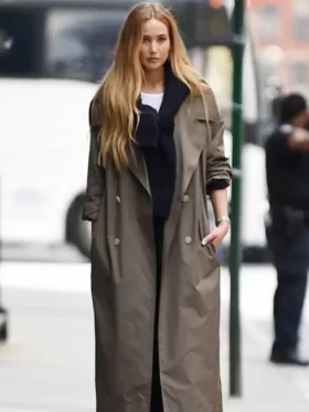 Jennifer Lawrence Trench Coat