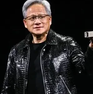 Jensen Huang CEO Leather Jacket