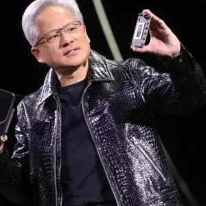 Jensen Huang Nvidia CEO Leather Jacket