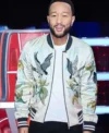 John Legend Bird Print Bomber Jacket