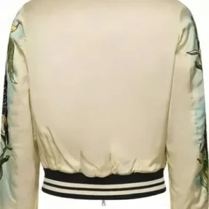 John Legend Bird Print Bomber Jacket Backside