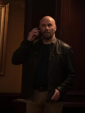 John Travolta Cash Out 2024 Leather Jacket