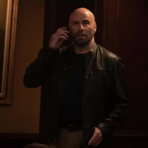 John Travolta Cash Out 2024 Leather Jacket