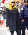 Kate Upton Gma3 Black Coat 
