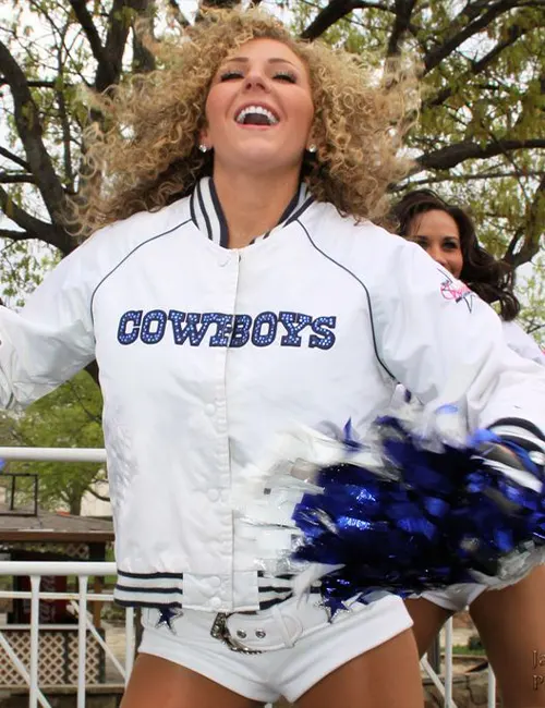 NFL Cowboys Cheerleaders Varsity Jacket