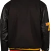 NHL Vancouver Canucks Black Letterman Jacket Backside