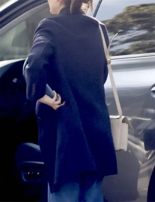 Natalie Portman Wool Coat