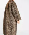 Nicola Coughlan Big Mood Tiger Print Long Coat