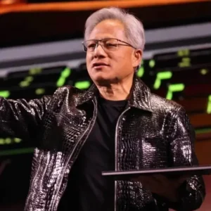 Nvidia CEO Jensen Huang Leather Jacket 1