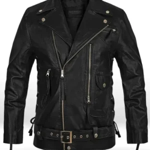 Order Arnold Schwarzenegger Terminator 2 Black Biker Jacket