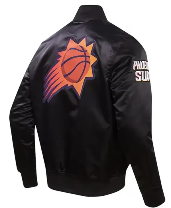 Phoenix Suns 202324 City Edition Black Varsity Jacket Back