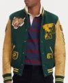 Polo Tiger Green Varsity Jacket