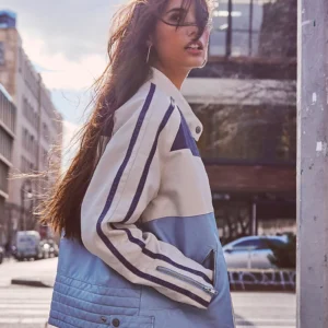 Renee Rapp Ryder Sport Vegan Moto Leather Jacket On Sale