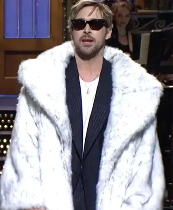 SNL Ryan Gosling White Trench Coat