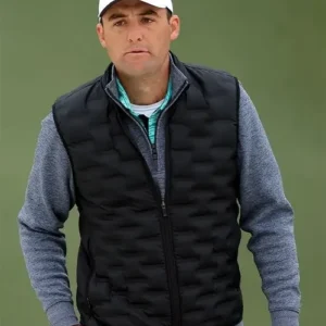 Scottie Scheffler Black Puffer Vest