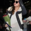 Selena Gomez Fur Leather Jacket On Sale