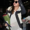 Selena Gomez Fur Leather Jacket On Sale 