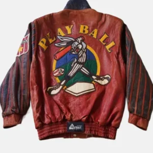 Shop Bella Hadid Base Bunny Pink Leather Jacket