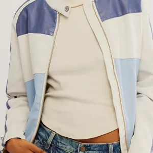Shop Renee Rapp Ryder Sport Vegan Moto Leather Jacket