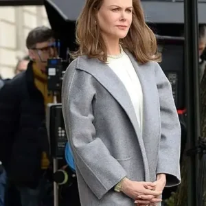 The Goldfinch Nicole Kidman Grey Wool Trench Coat