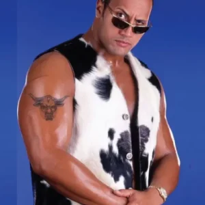 The Rock Final Boss Cowhide Leather Vest