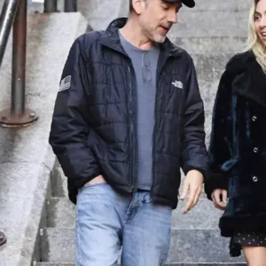 Todd Phillips Joker Folie a Deux 2024 Black Puffer Jacket